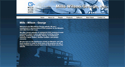 Desktop Screenshot of millswilsongeorge.com